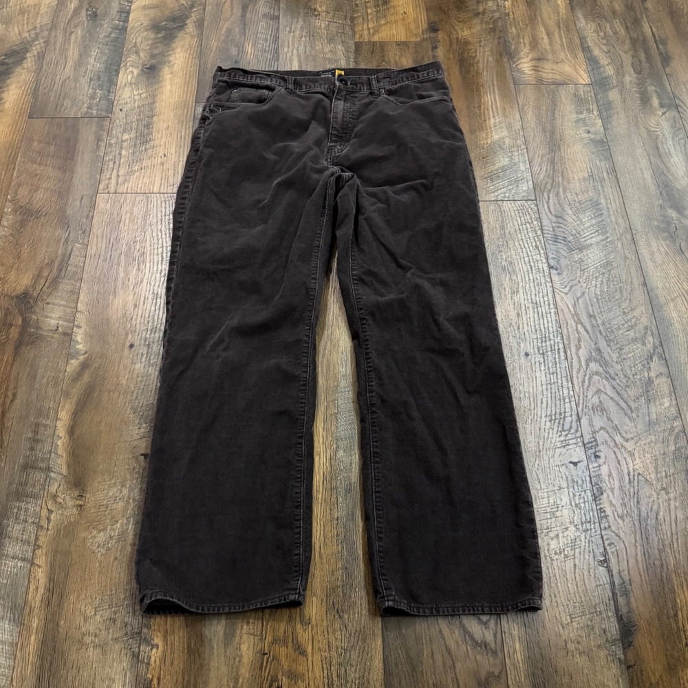 J. Crew Relaxed Fit Corduroy Pants Mens 36 Brown Cotton Straight Casual Gorpcore